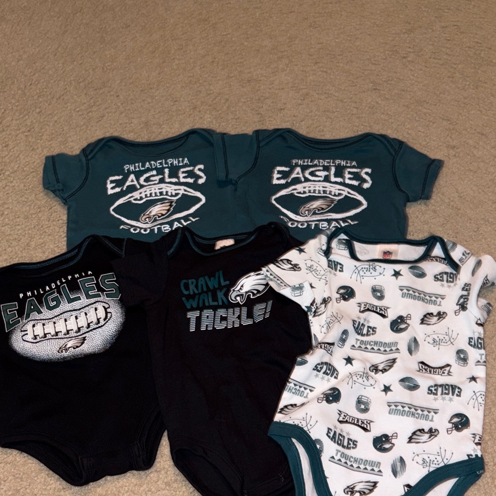 5 Eagles Onsies Bundle